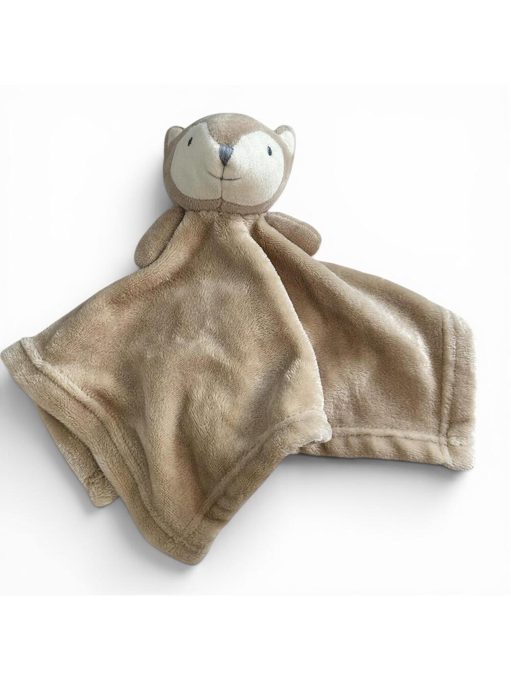 Bon Bebe Fox Lovey Security Blanket Tan Soft